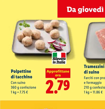 Polpettine di tacchino