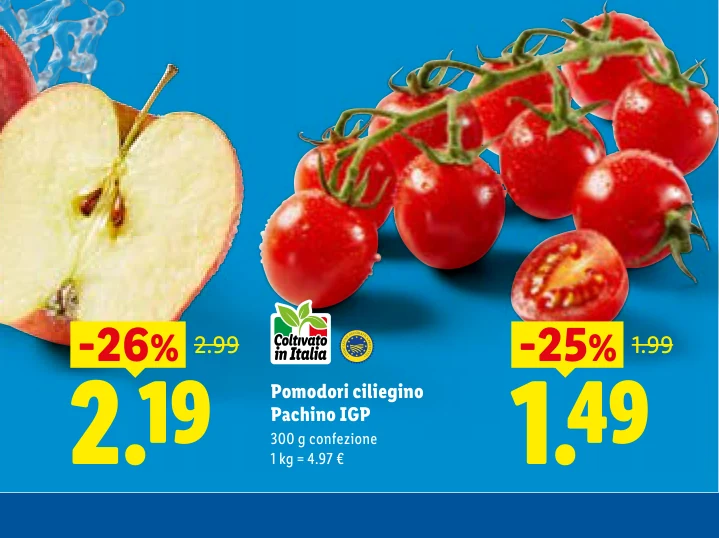 Pomodori ciliegino Pachino IGP