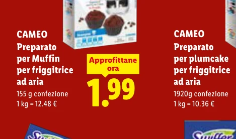Preparato per Muffin per friggitrice ad aria - Cameo