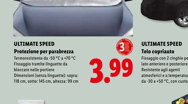 Protezione per parabrezza - Ultimate Speed