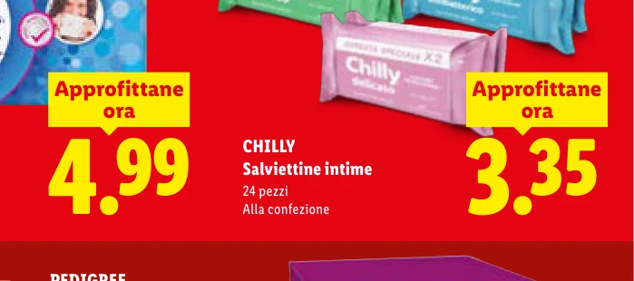 Salviettine intime - Chilly