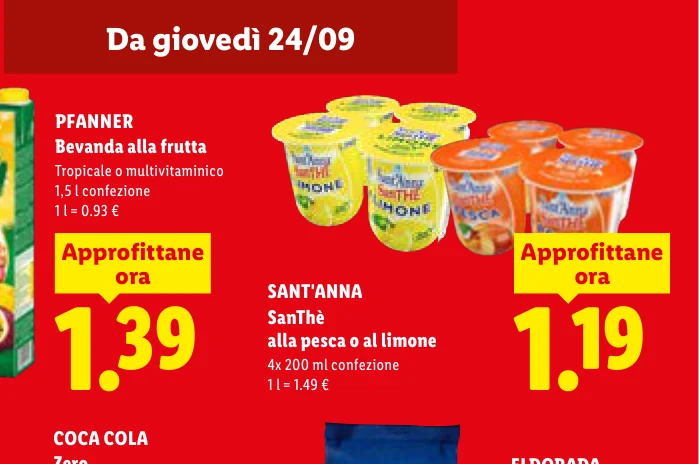 SanThè alla pesca o al limone - Sant'Anna