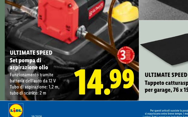 Set pompa di aspirazione olio - Ultimate Speed