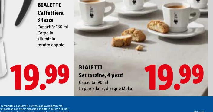 Set tazzine, 4 pezzi - Bialetti