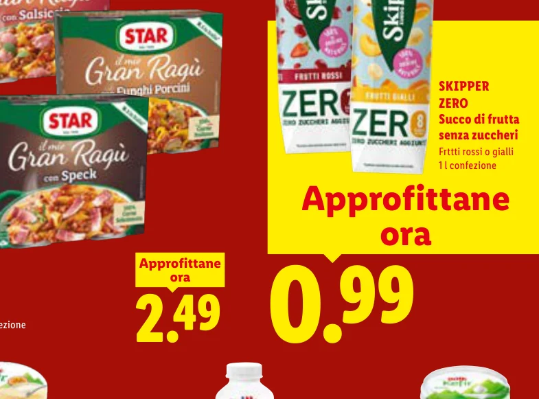 Succo di frutta senza zuccheri - Skipper Zero
