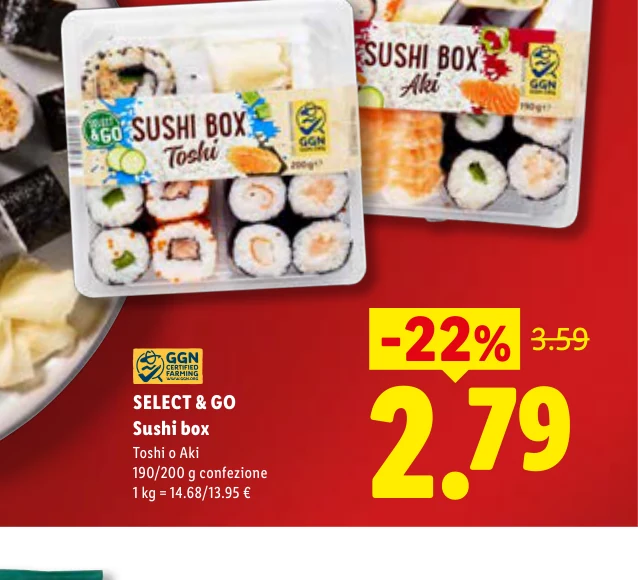 Sushi box - SELECT & GO