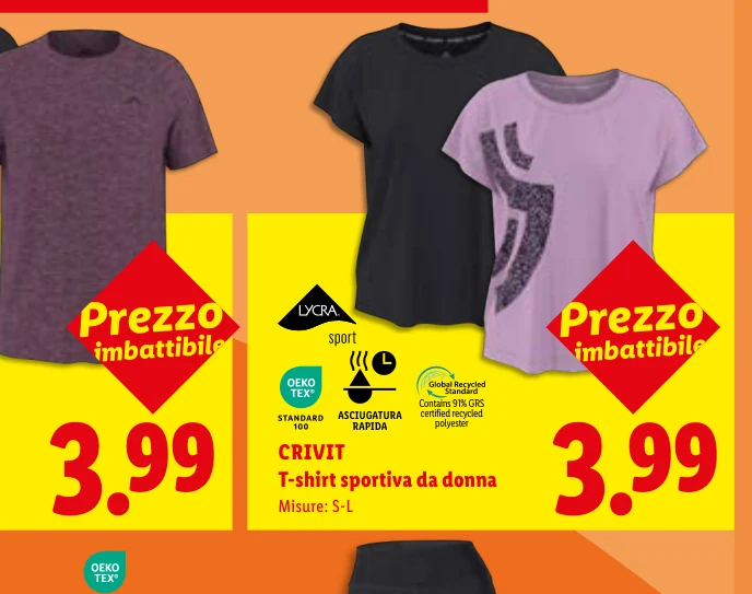 T-shirt sportiva da donna - Crivit