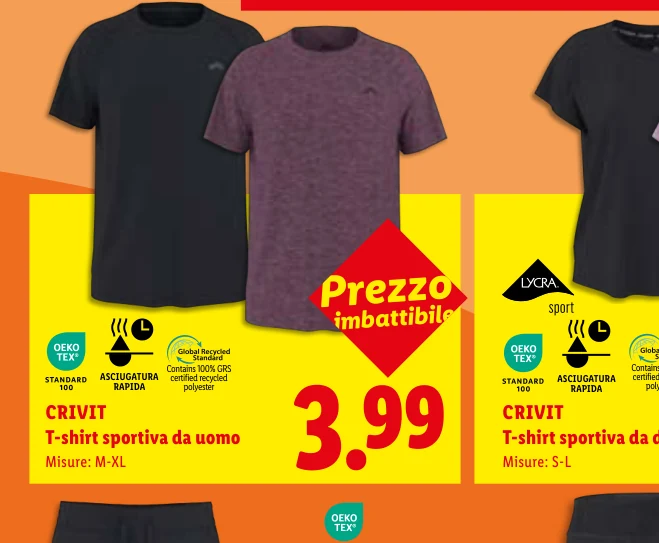 T-shirt sportiva da uomo - Crivit