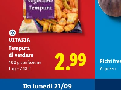 Tempura di verdure - Vitasia