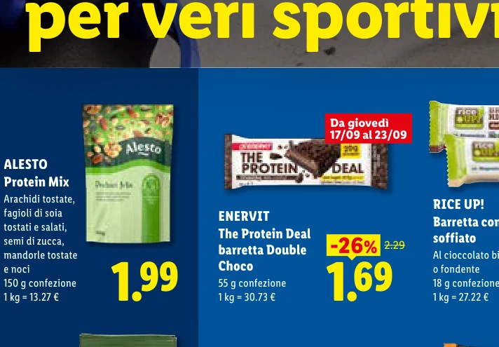 The Protein Deal barretta Double Choco - Enervit