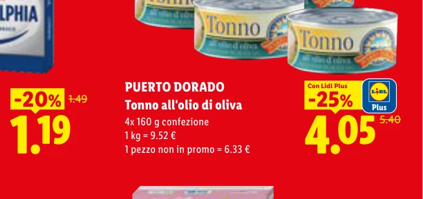 Tonno all'olio di oliva - Puerto Dorado