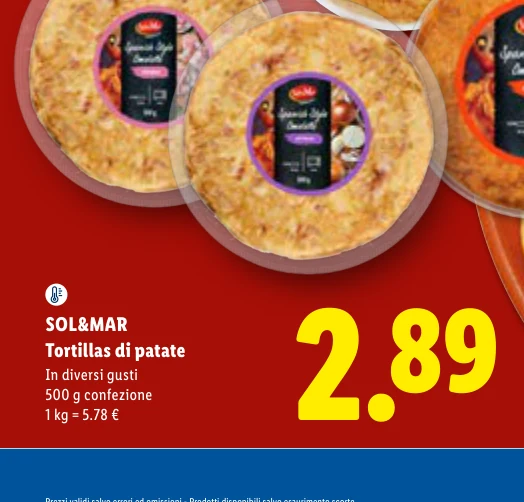 Tortillas di patate - Sol&Mar