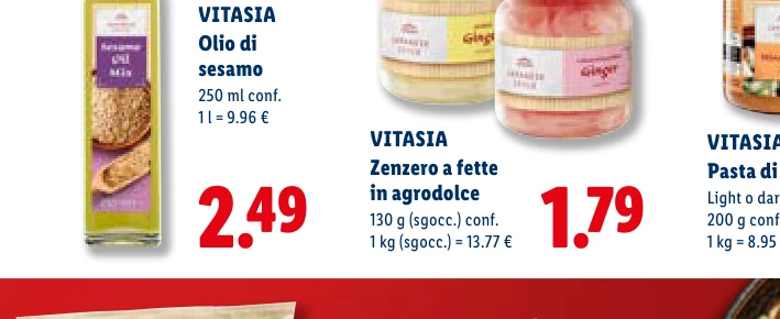 Zenzero a fette in agrodolce - Vitasia