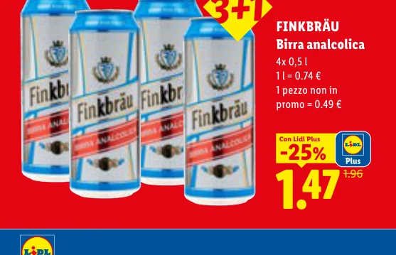 Birra analcolica - Finkbräu