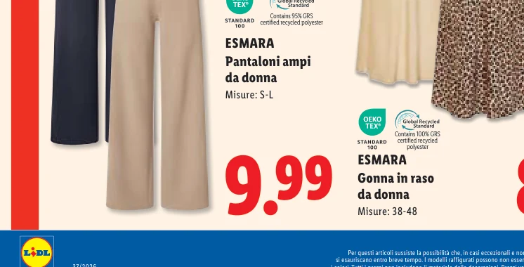 Contains 1 GRS - Esmara