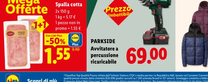 Avvitatore a percussione - Parkside