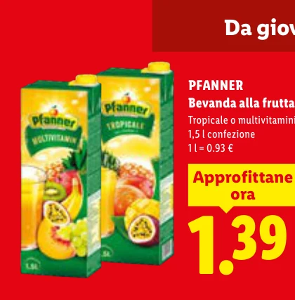 Bevanda alla frutta - Pfanner