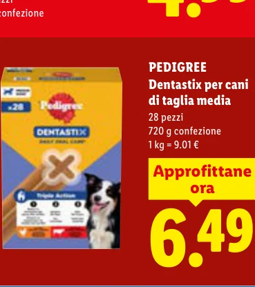 Dentastix per cani di taglia media - Pedigree