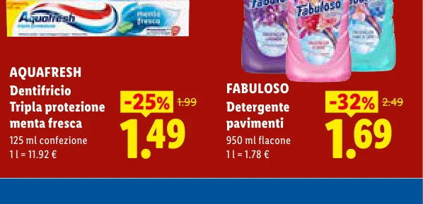 Detergente pavimenti - Fabuloso