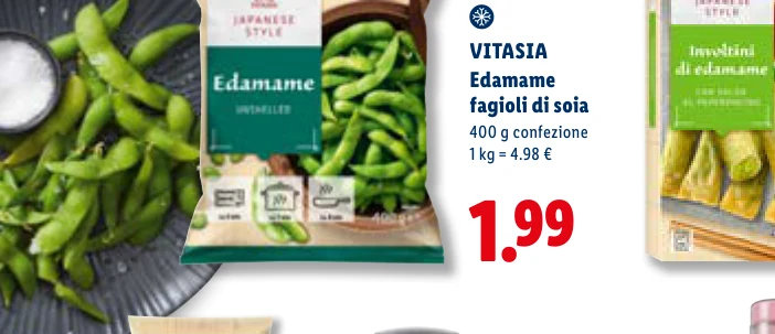 Edamame fagioli di soia - Vitasia