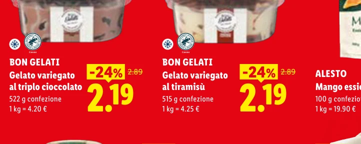 Gelato variegato al tiramisù - Bon Gelati