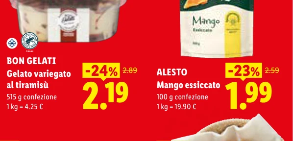 Mango essiccato - Alesto
