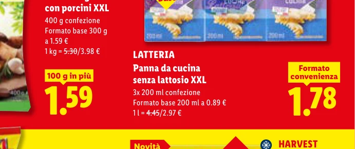 Panna da cucina senza lattosio XXL - Latteria