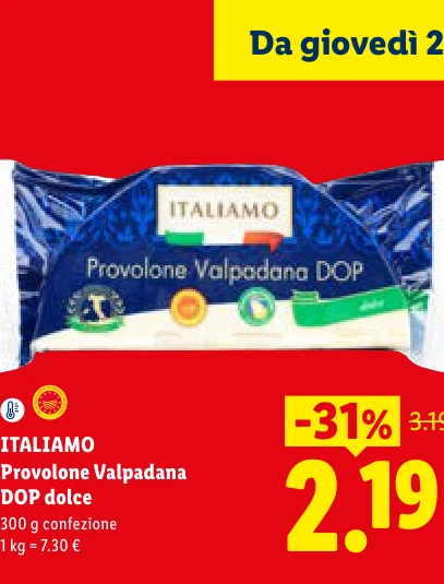 Provolone Valpadana DOP dolce - Italiamo