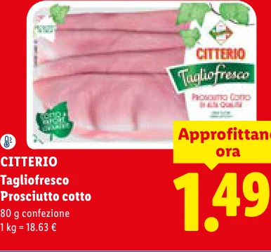 Tagliofresco Prosciutto cotto - Citterio