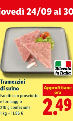 Tramezzini di suino