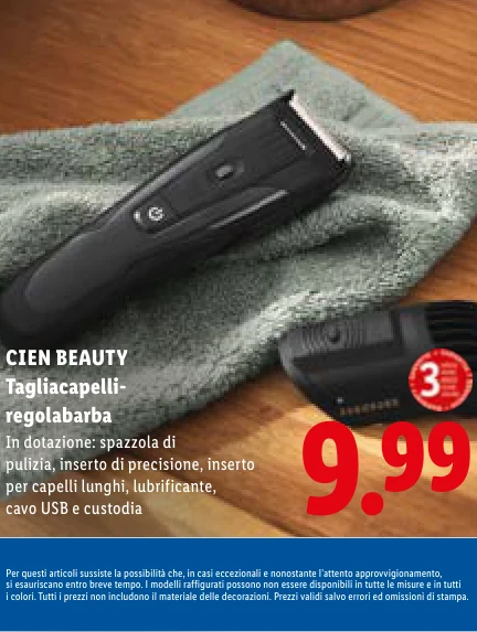 BEAUTY Tagliacapelli- regolabarba - Cien