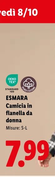 Camicia in flanella da donna - Esmara