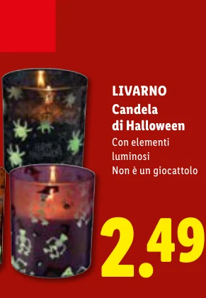 Candela di Halloween - Livarno