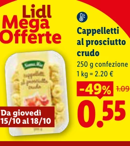 Cappelletti al prosciutto crudo