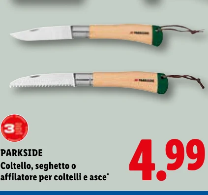 Coltello, seghetto o affilatore per coltelli e asce* - Parkside