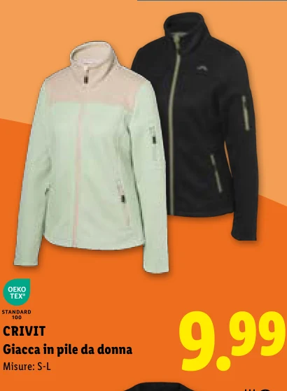 Giacca in pile da donna - Crivit