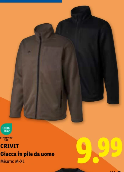 Giacca in pile da uomo - Crivit