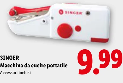 Macchina da cucire portatile - Singer