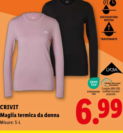 Maglia termica da donna - Crivit