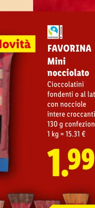 Mini nocciolato - Favorina