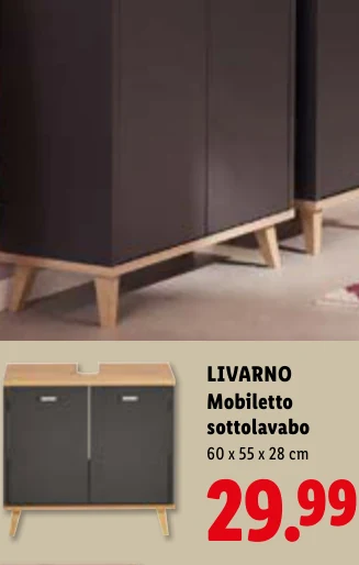 Mobiletto sottolavabo - Livarno