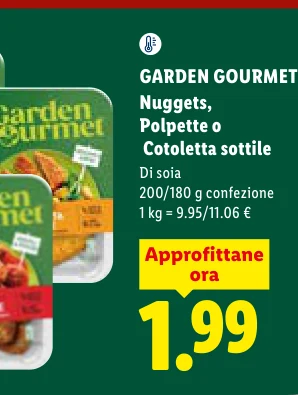 Nuggets, Polpette o Cotoletta sottile - Garden Gourmet