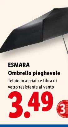 Ombrello pieghevole - Esmara