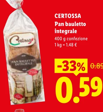 Pan bauletto integrale - Certossa