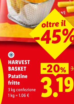 Patatine fritte - Harvest Basket