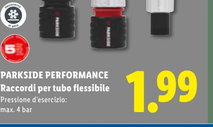PERFORMANCE Raccordi per tubo flessibile - Parkside