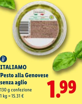 Pesto alla Genovese senza aglio - Italiamo