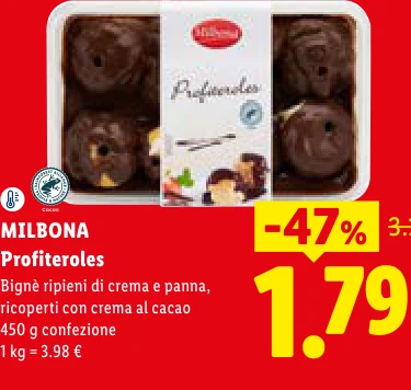 Profiteroles - Milbona