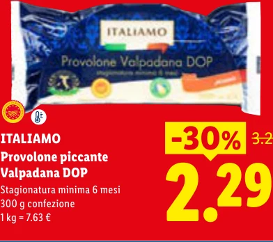 Provolone piccante Valpadana DOP - Italiamo