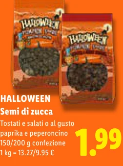 Semi di zucca - Halloween